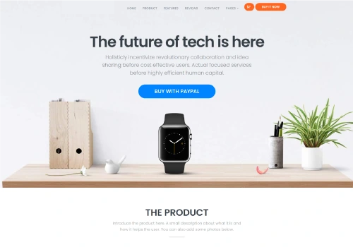 one page web development